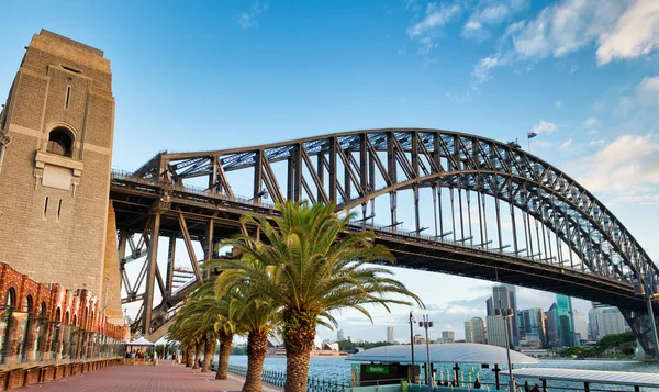 Γέφυρα του λιμανιού του Σίδνεϊ, σύμβολο της πόλης, Αυστραλία — Φωτογραφία Αρχείου