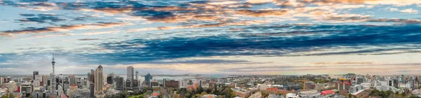 Auckland cityscape vista aérea, Nova Zelândia — Fotografia de Stock