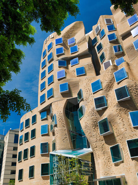 SYDNEY - NOVEMBER 10, 2015: View of paper bag building or the Dr