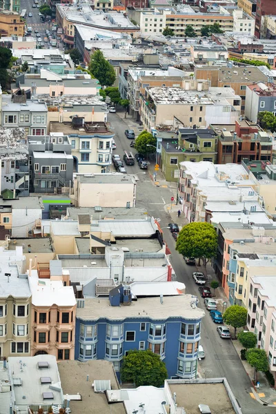 SAN FRANCISCO, CA - 7 AOÛT 2017 : Vue aérienne des rues de la ville . — Photo