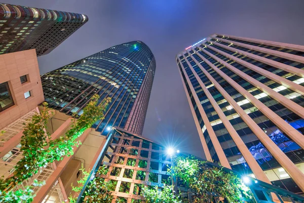 SAN FRANCISCO, CA - AUGUST 6, 2017: Night of view of buildings i — Stock Photo, Image