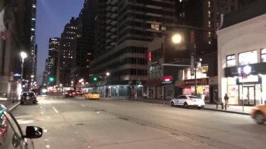 gece güzel New York City kentsel sahne görüntüleri