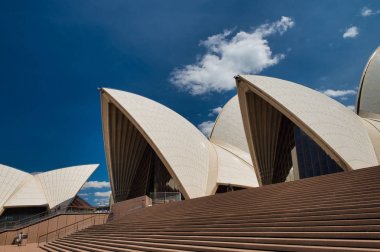Sydney-Ekim 2015: Sydney Opera House panoramik görünümü bir