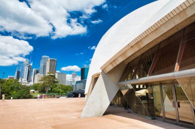 Sydney-Ekim 2015: Sydney Opera House panoramik görünümü bir