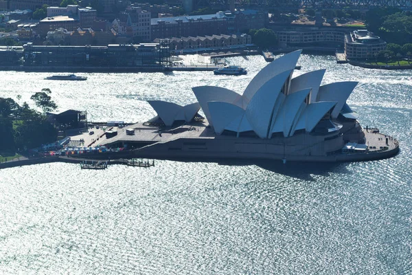 Sydney-október 2015: a Sydney-i Operaháztól panorámás kilátás — Stock Fotó