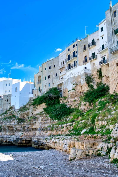 Gebäude und Strand, Italien — Stockfoto