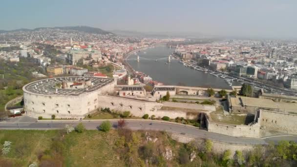 Γραφικό Βίντεο Της Όμορφης Βουδαπέστης City Ουγγαρία — Αρχείο Βίντεο
