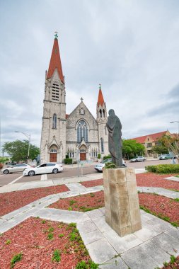 Jacksonville, FL-8 Nisan 2018: Immaculate Conception Cathedra