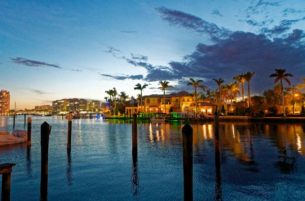 Boca Ratón al atardecer, Florida — Foto de Stock