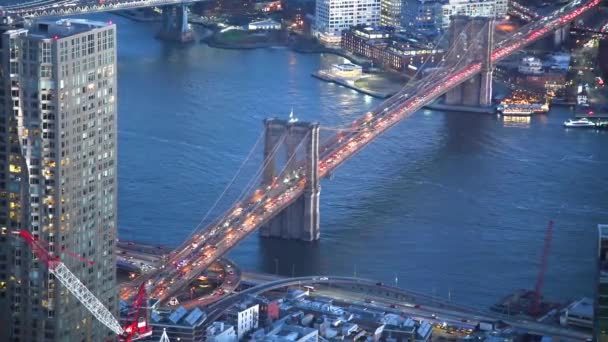 美しいニューヨーク市の都市シーン映像 アメリカ — ストック動画
