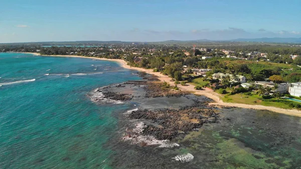 Vue aérienne de la belle plage — Photo