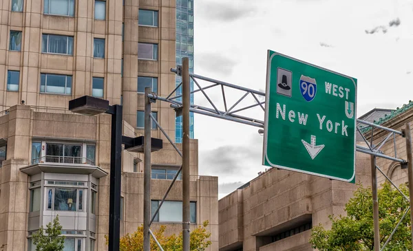 Directions routières en Boston, MA — Photo