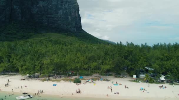 Séquences Scéniques Personnes Passant Temps Sur Plage Sable Fin — Video