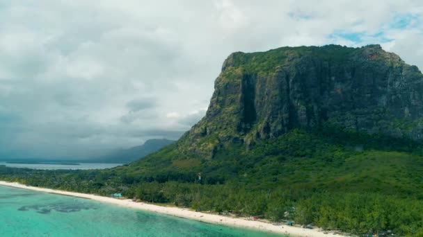 Images Tranquilles Belle Côte Rocheuse Concept Vacances Été — Video