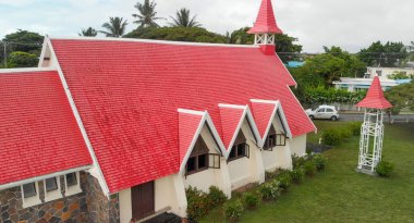 Mauritius Cap Malheureux Kilisesi, havadan görünüm
