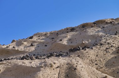 Yunanistan 'daki Santorini Dağları