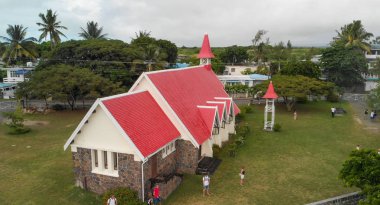 Mauritius Cap Malheureux Kilisesi, havadan görünüm