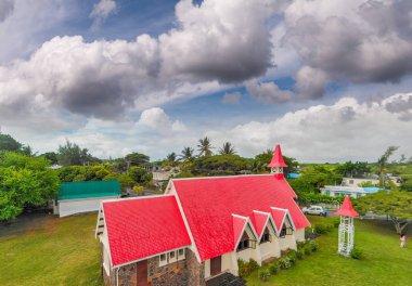 Mauritius 'ta Kaptan Malheureux' un Kızıl Kilisesi