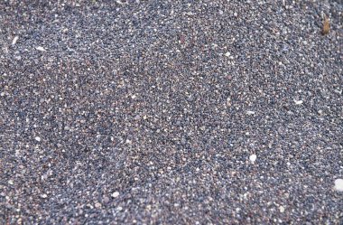 Santorini volkanik Plajı. Arka plan ve tatil konsepti