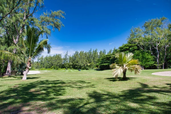 Golfbana i Ile Aux Cerfs, Mauritius — Stockfoto
