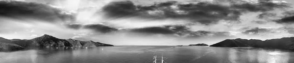 Острова Уитсандей, Австралия. Вид с воздуха на красивый морской пейзаж — стоковое фото