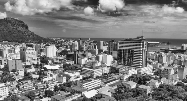 Port Louis aerial Skyline, Mauritius — Zdjęcie stockowe