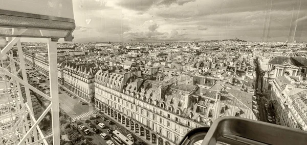Paris çarpıcı havadan görünümü — Stok fotoğraf