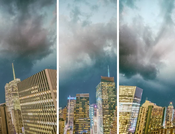 New York skyline abstract — Stock Photo, Image