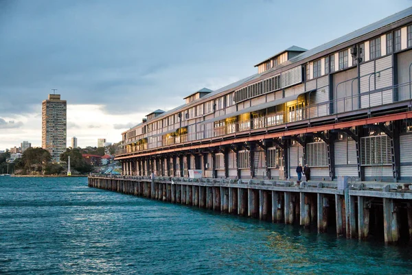 Sydney-18 augusti 2018: Pier 8 i Millers punkt på en vacker — Stockfoto