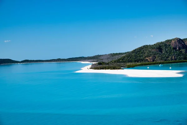 Whitsunday Island panoráma innen Hill Inlet Lookout, Ausztrália — Stock Fotó