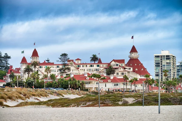 San Diego Kalifornie Července 2017 Historický Hotel Del Coronado Známý — Stock fotografie