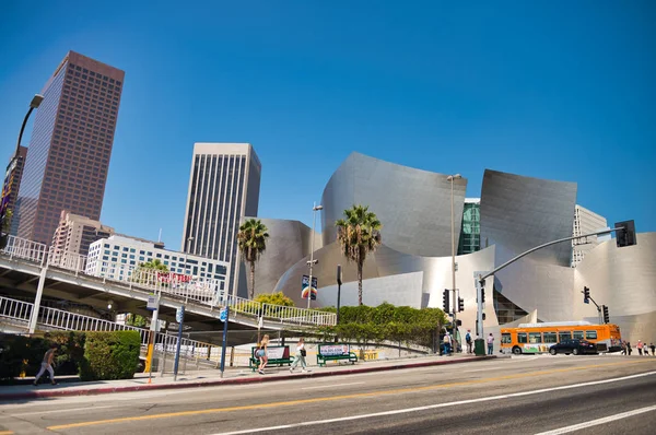 Los Ángeles Julio 2017 Walt Disney Concert Hall Hermoso Día — Foto de Stock