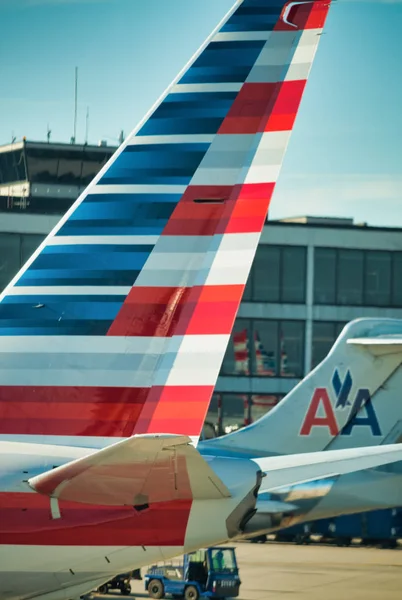Los Angeles Luglio 2017 Aeromobile American Airlines Nell Aeroporto Lax — Foto Stock