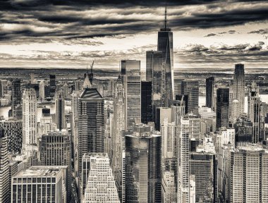 New York City gökten, Manhattan view helikopter
