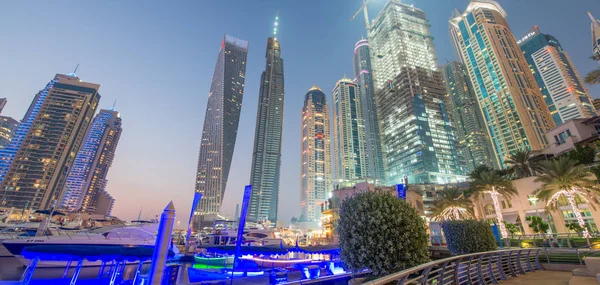 Dubai Uae December 2016 Aerial View Dubai Marina Skyline Dubai — Stock Photo, Image