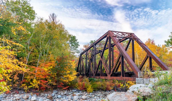 Crawford Notch Eyalet Parkı Köprüsü, New Hampshire — Stok fotoğraf