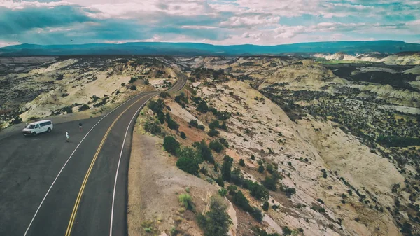 Vista aerea sullo Utah Scenic Byway 12 - Grand Staircase-Escalante — Foto Stock