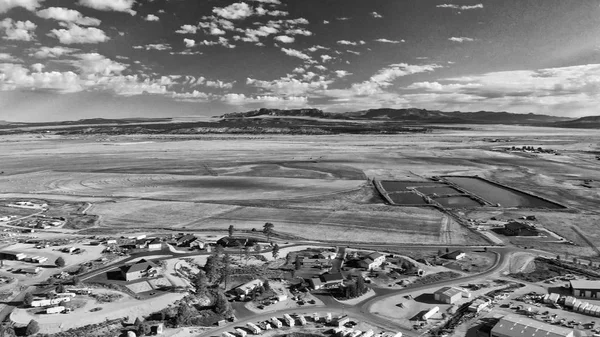 Bryce Canyon City aerial view, Utah. Entry point for national pa — Stock Photo, Image