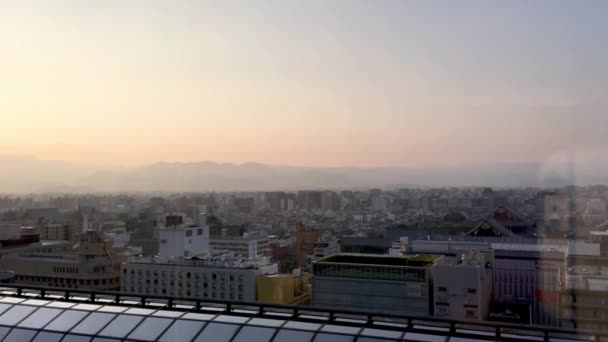 Imagens Aéreas Cidade Grande Por Sol — Vídeo de Stock