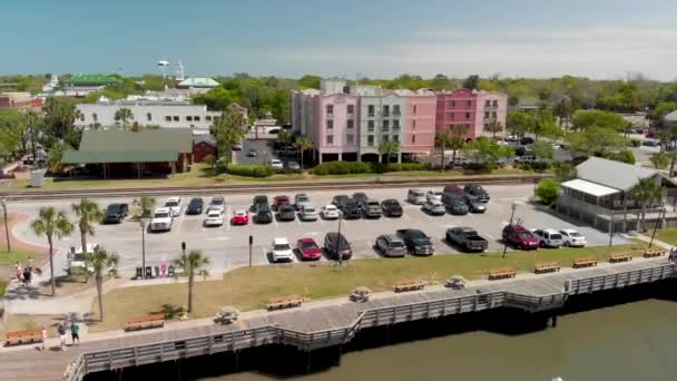 Aerial Footage Amelia Island City — 비디오