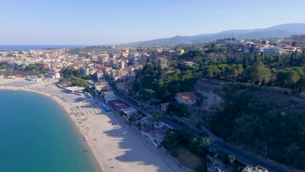 Imágenes Escénicas Hermosa Orilla Ondulada Del Mar — Vídeo de stock