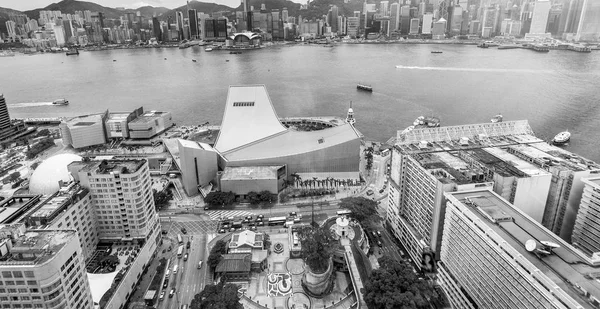 九龍から香港の素晴らしい空中スカイライン — ストック写真