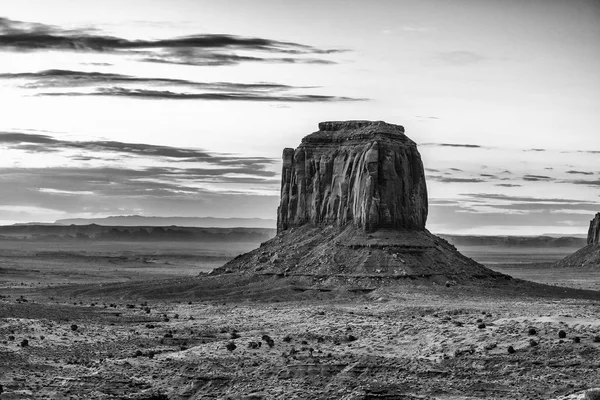 Monument Valley at sunrise, aerial view — Stock Photo, Image