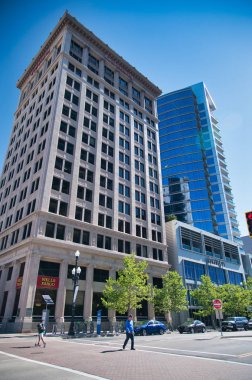 Salt Lake City, Ut - 14 Temmuz 2019: Şehir sokaklarında