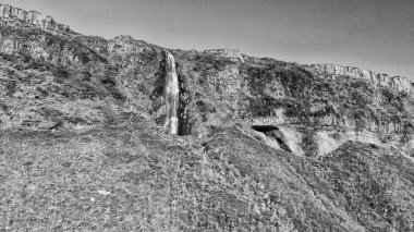 Seljaland Şelaleler güneşli bir yaz gününde, İzlanda