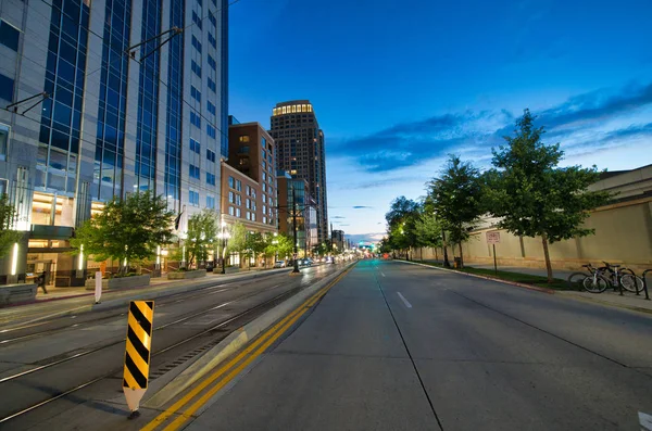 Salt Lake City, Ut - 13 Temmuz 2019: Niğde'de şehir sokakları — Stok fotoğraf