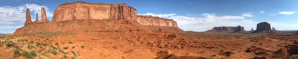 Panoramiczny widok na Park Narodowy Monument Valley, USA — Zdjęcie stockowe