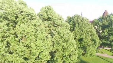 Lucca Duvarların Ötesinde, İtalya 'nın hava görüntüleri