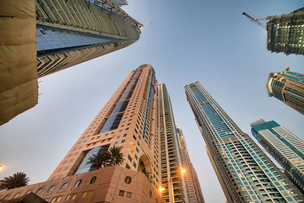 Majestic modern buildings of Downtown Dubai. United Arab Emirate — Stock Photo, Image