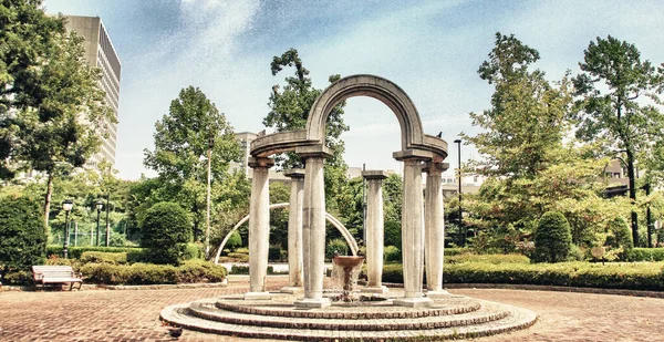 Garten und Park in Yotsuya, Japan — Stockfoto